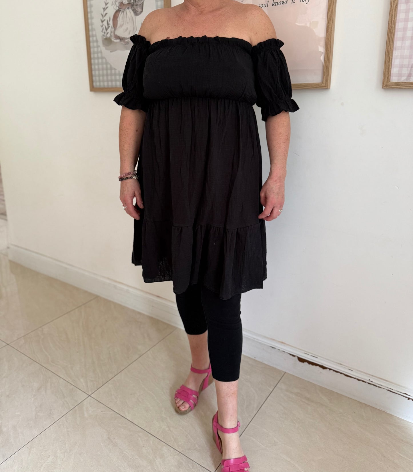 Robe en gaze de coton