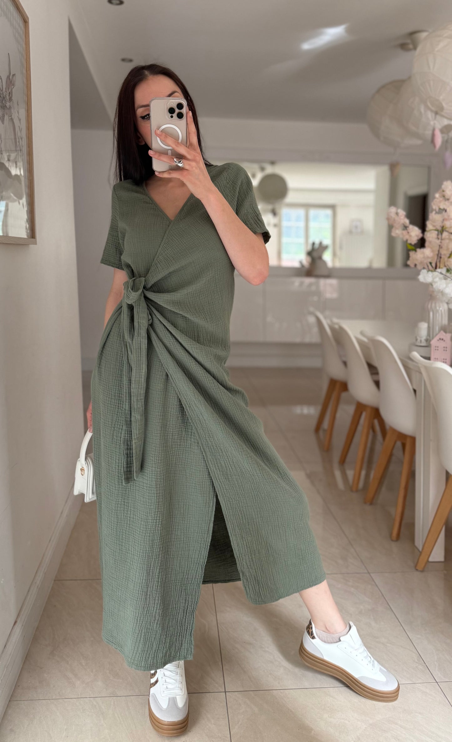 Robe Longue Portefeuille (plusieurs coloris)