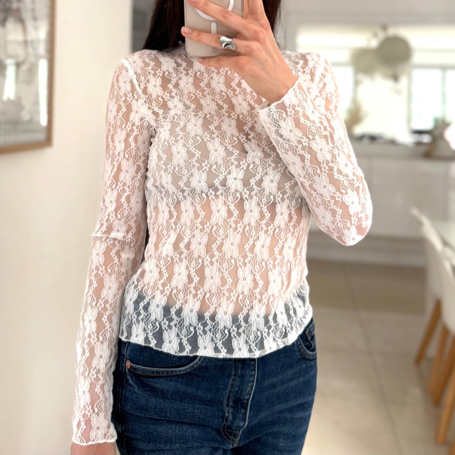 Top dentelle (plusieurs coloris)