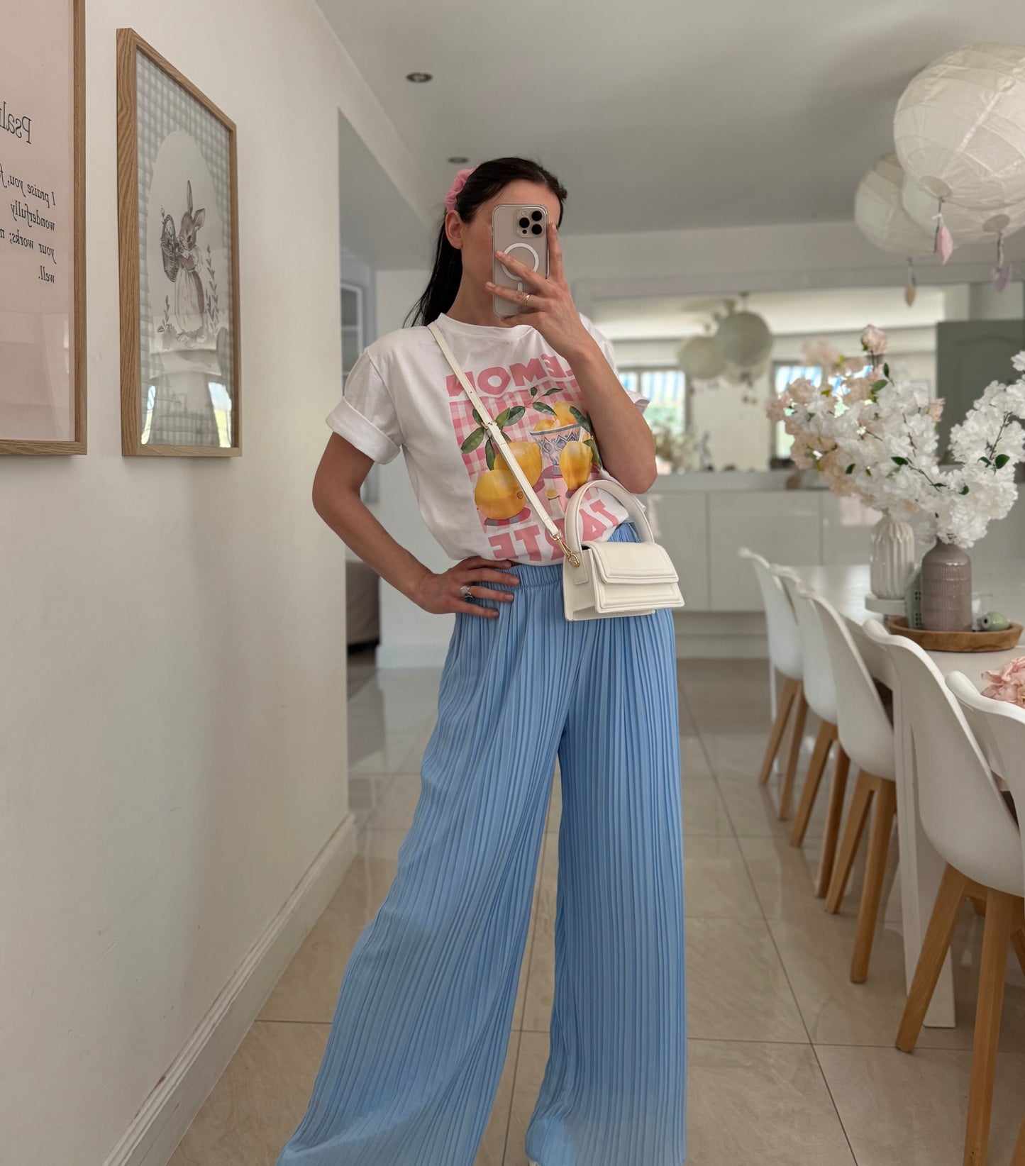 Pantalon plissé (plusieurs coloris)