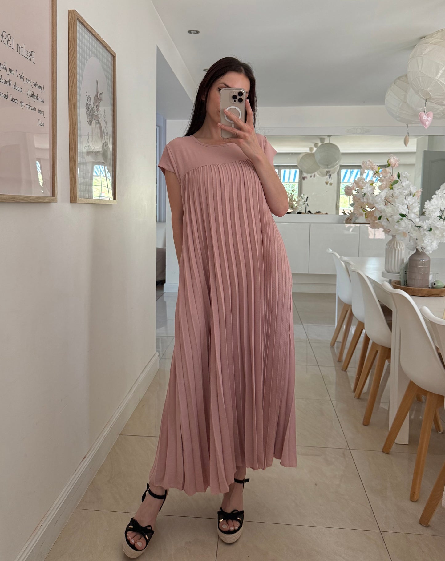 Robe plissée (plusieurs coloris)