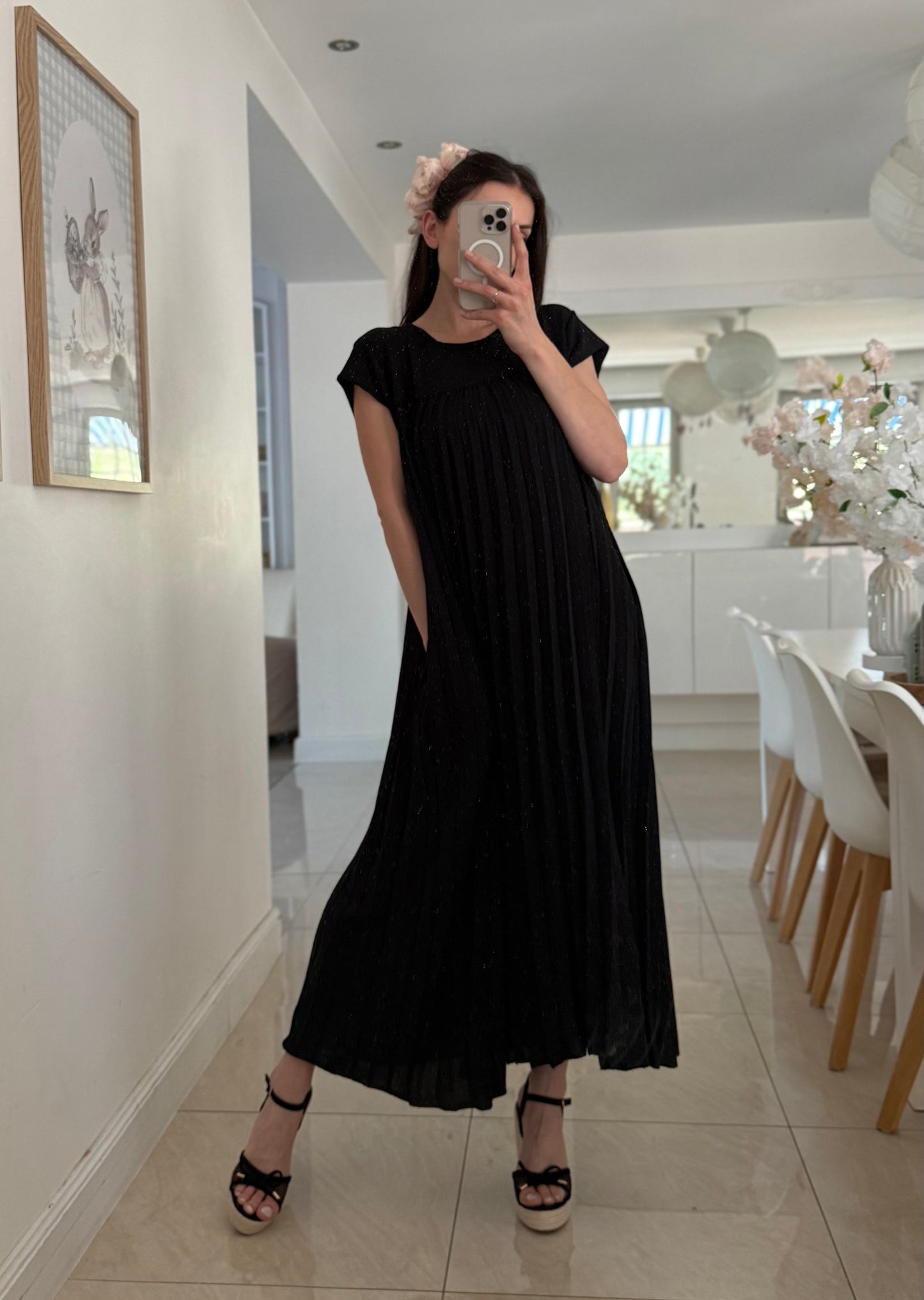 Robe plissée (plusieurs coloris)