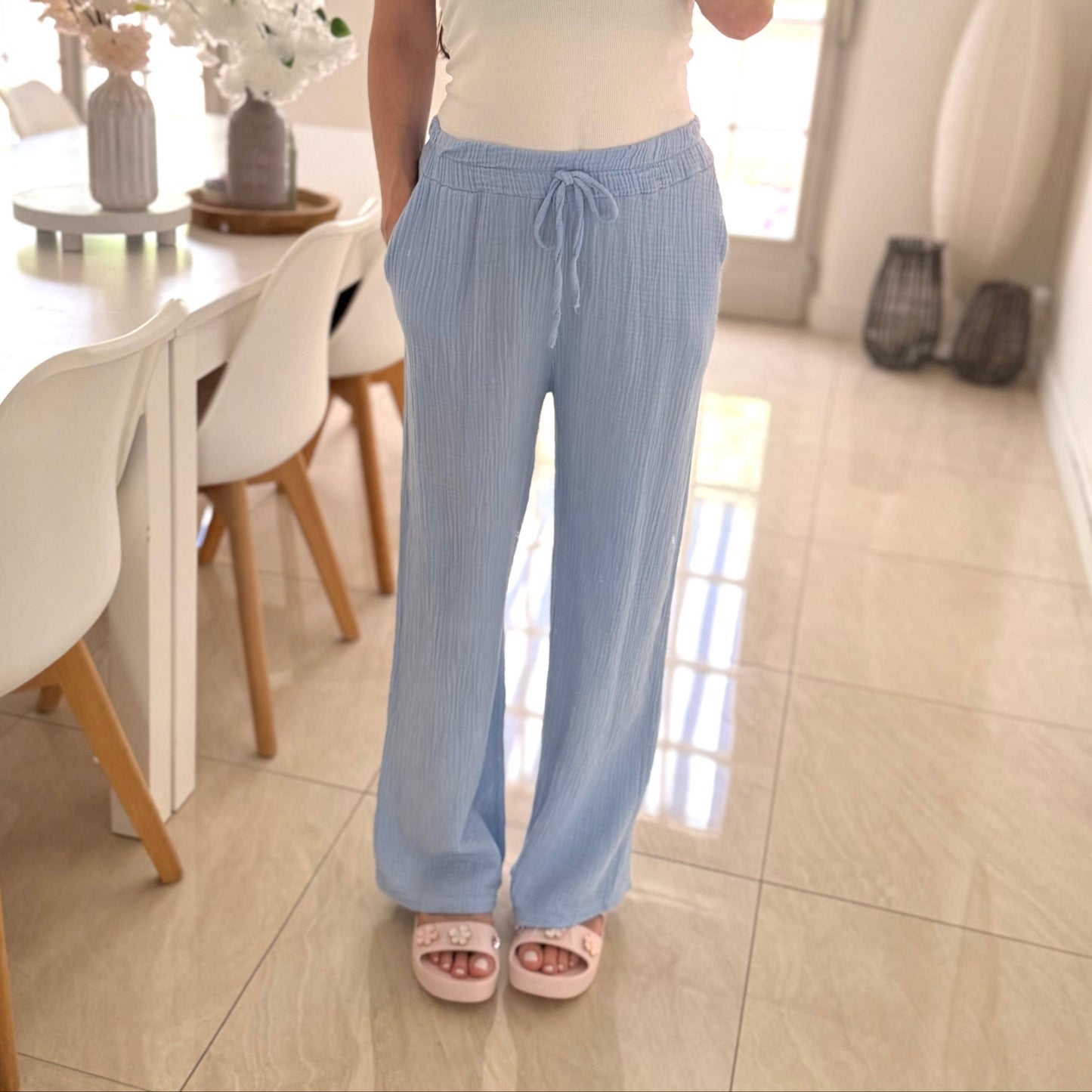Pantalon gaze (plusieurs coloris)