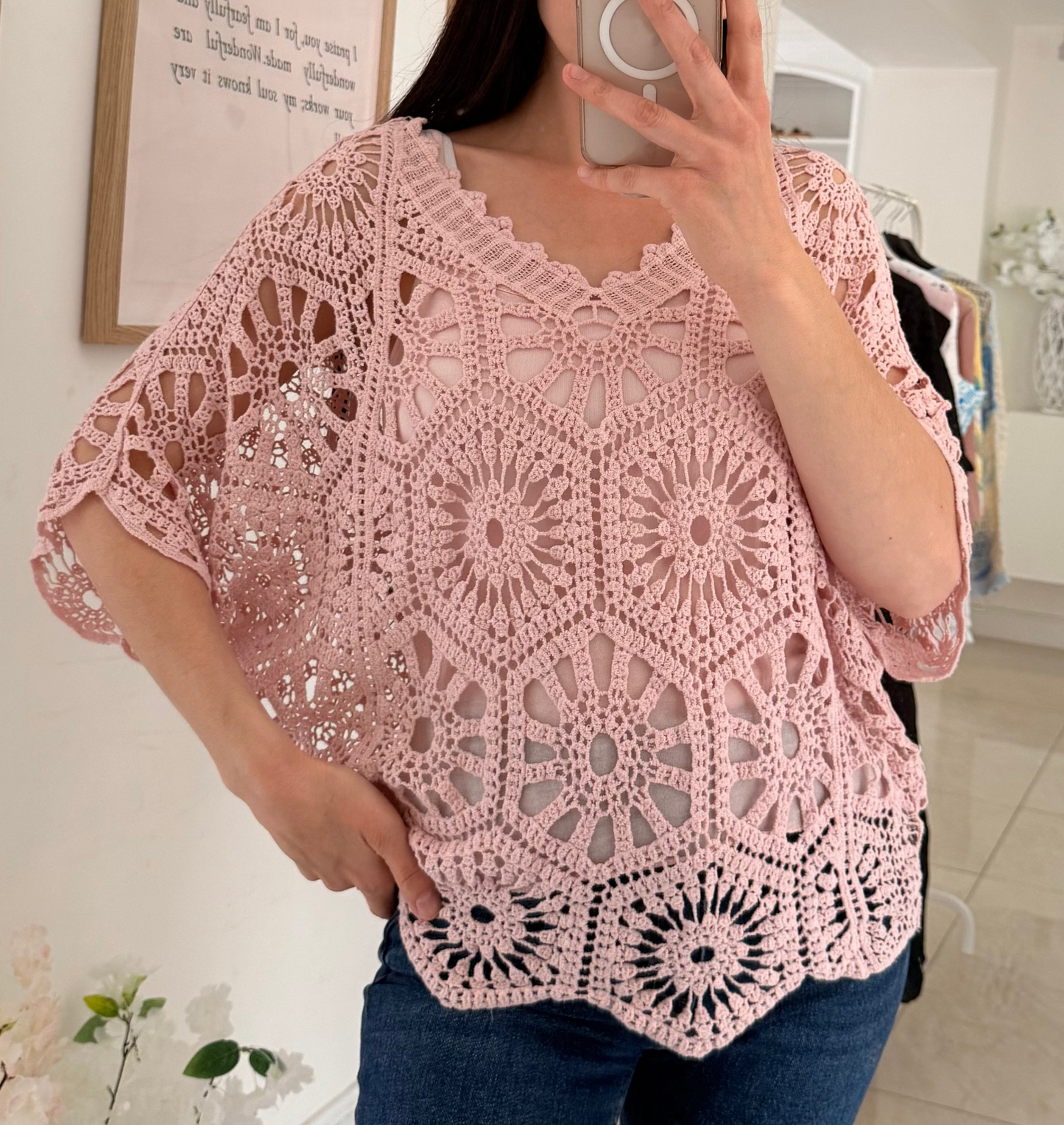 Top 2 pièces en crochet (plusieurs coloris)