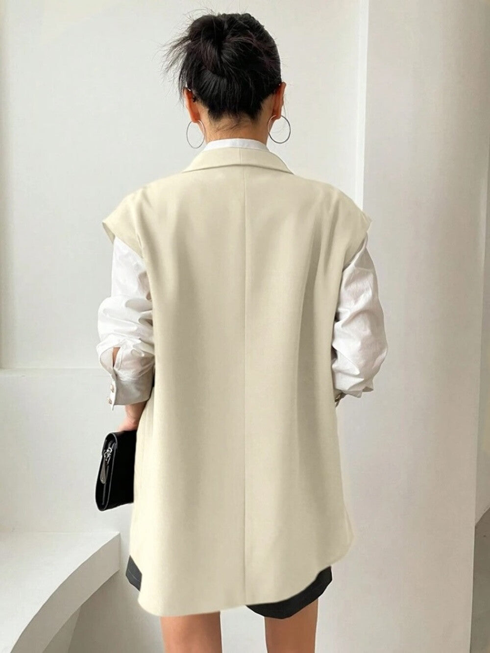 Blazer sans manche (plusieurs coloris)