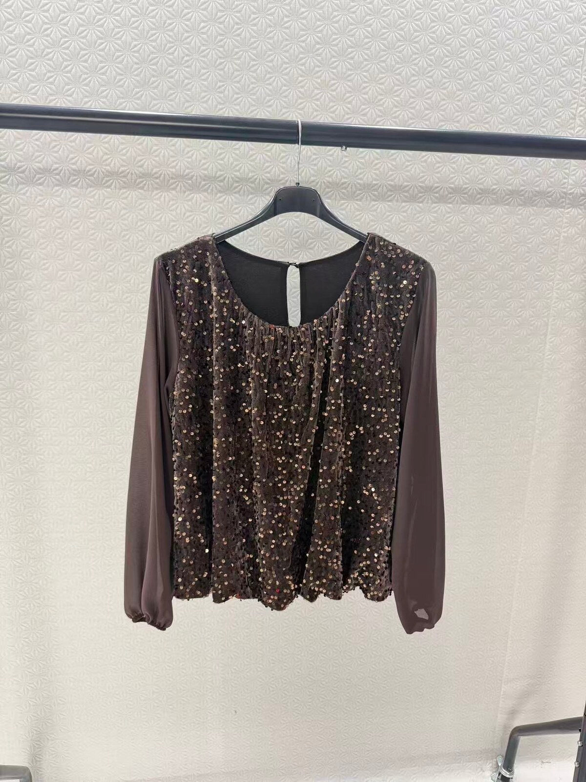 Blouse à sequins