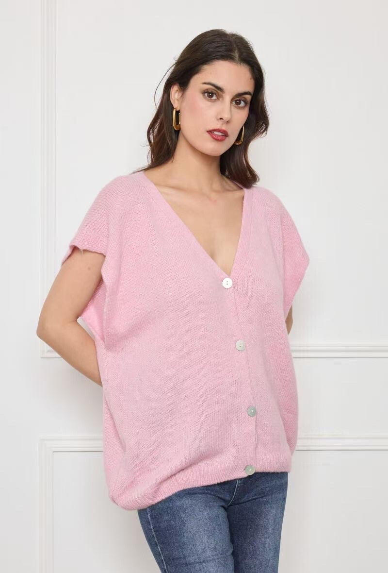 Gilet sans manches (plusieurs coloris)