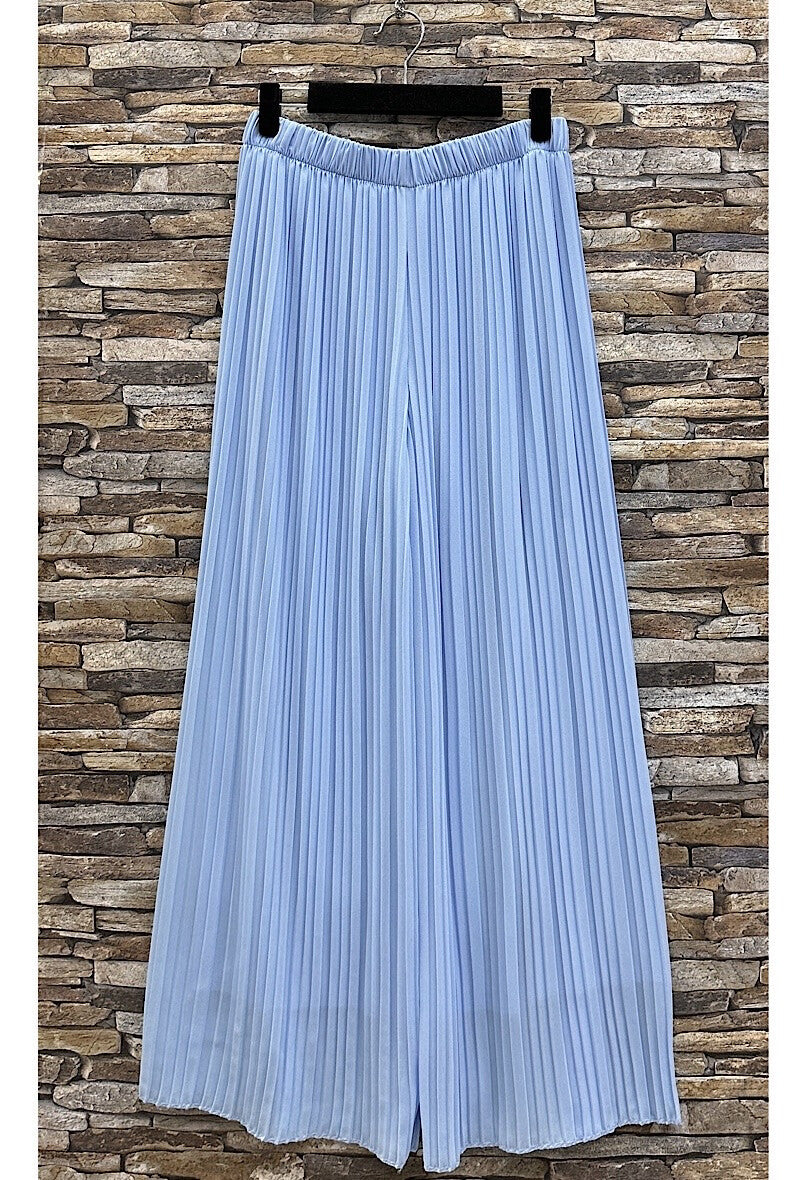 Pantalon plissé (plusieurs coloris)