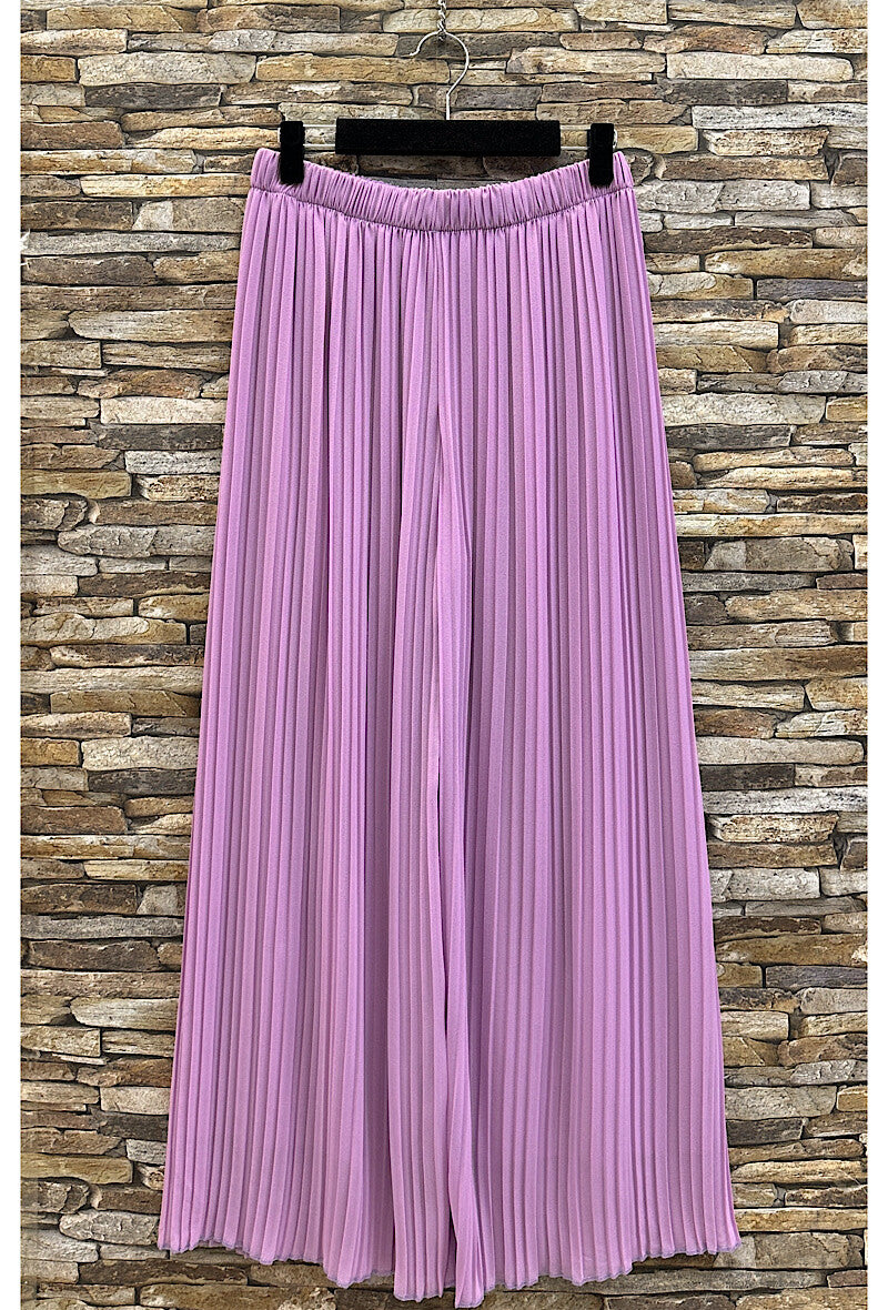 Pantalon plissé (plusieurs coloris)