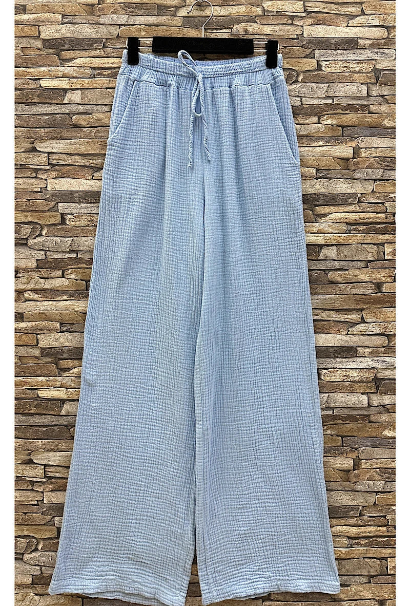 Pantalon gaze (plusieurs coloris)