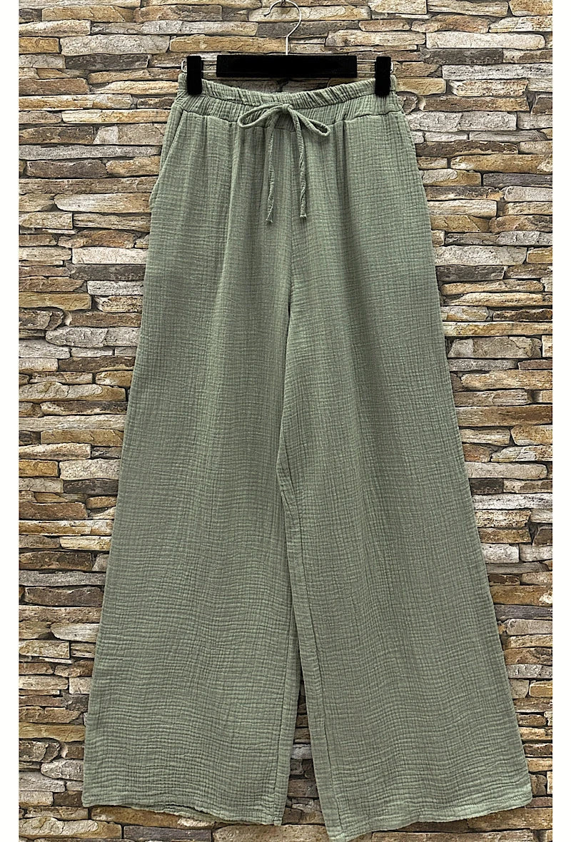 Pantalon gaze (plusieurs coloris)