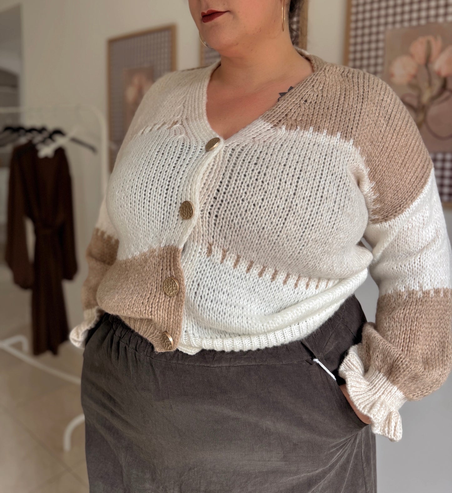 Gilet en laine T38 à T52