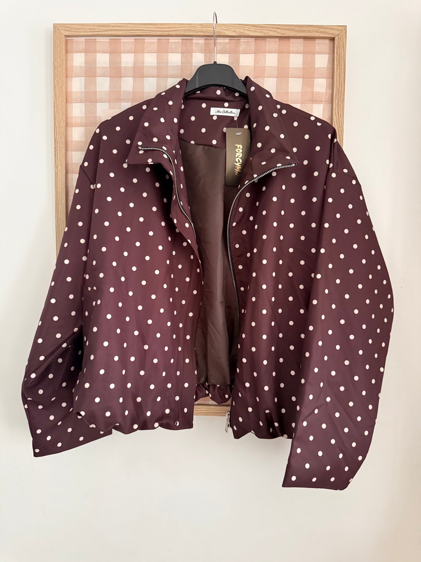 Veste à pois