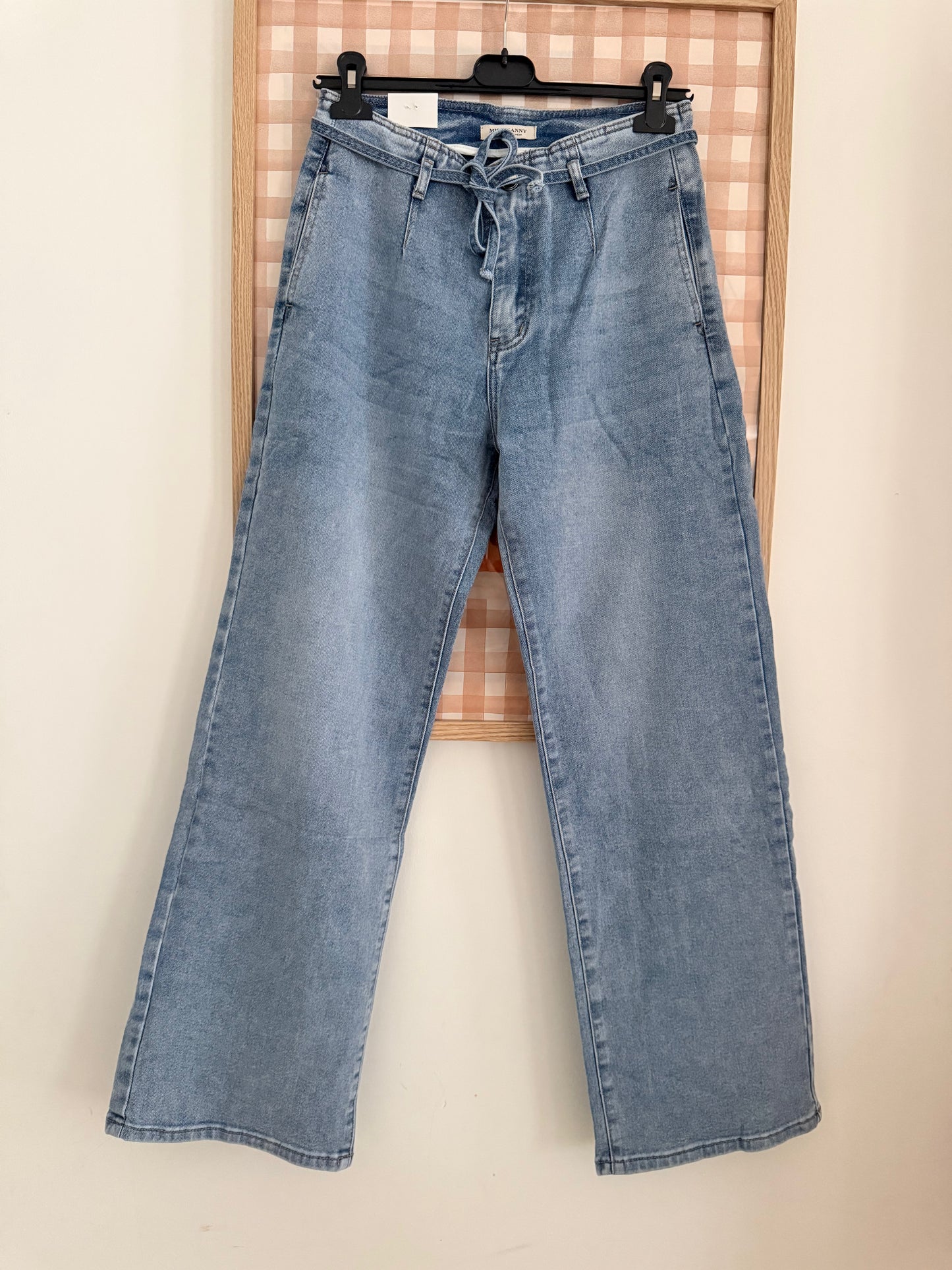 Jean wide leg avec ceinture