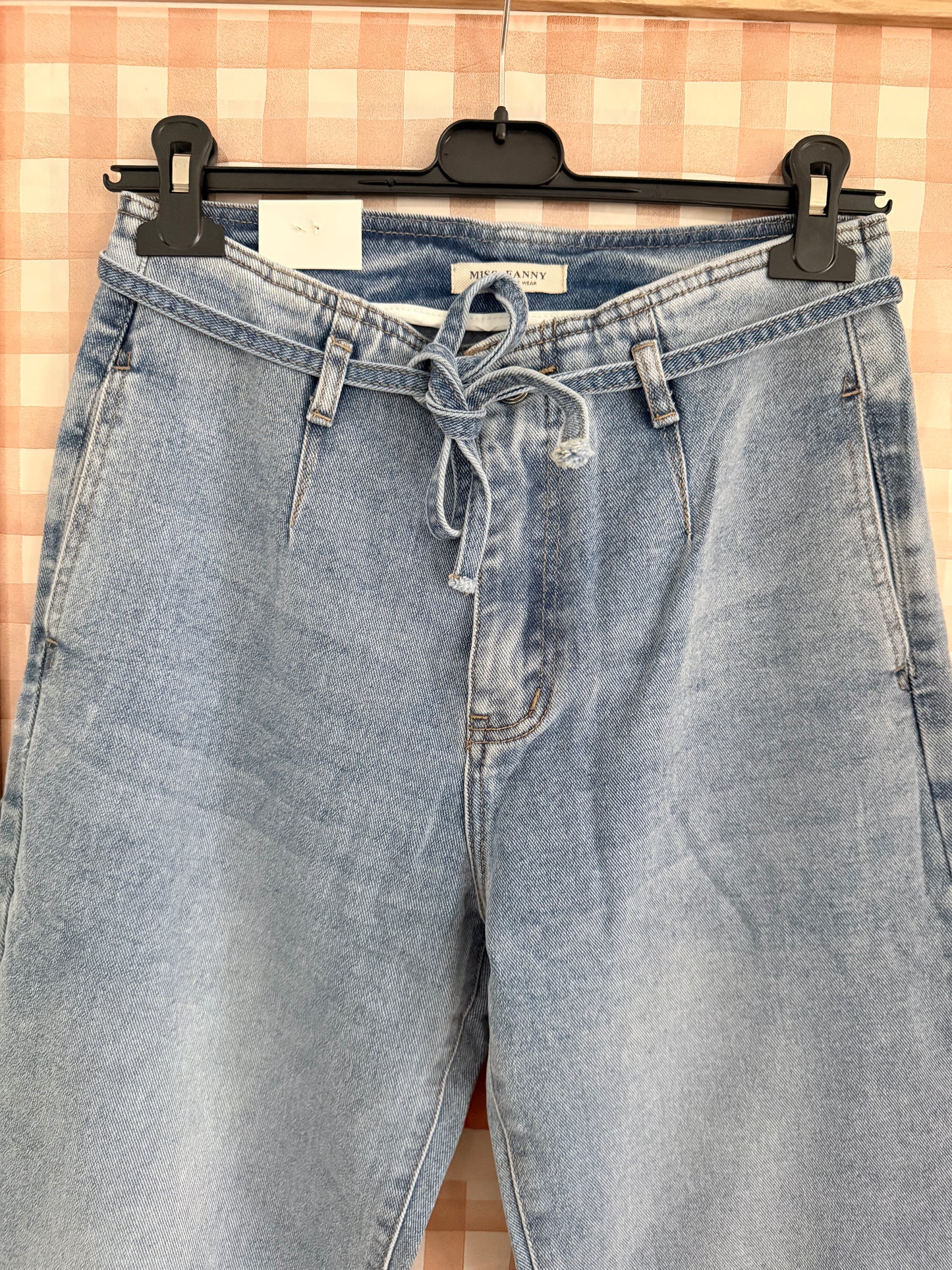 Jean wide leg avec ceinture