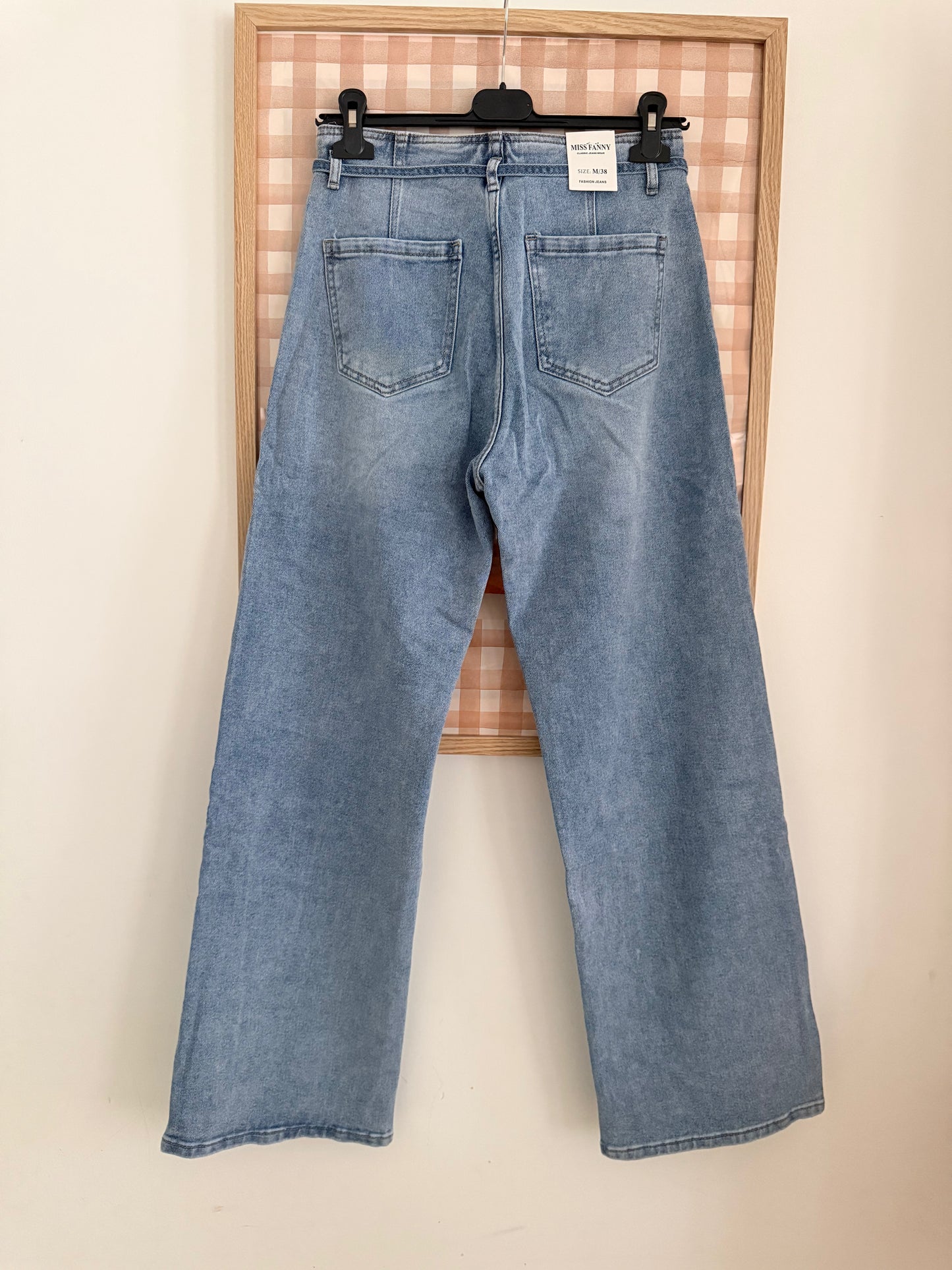 Jean wide leg avec ceinture