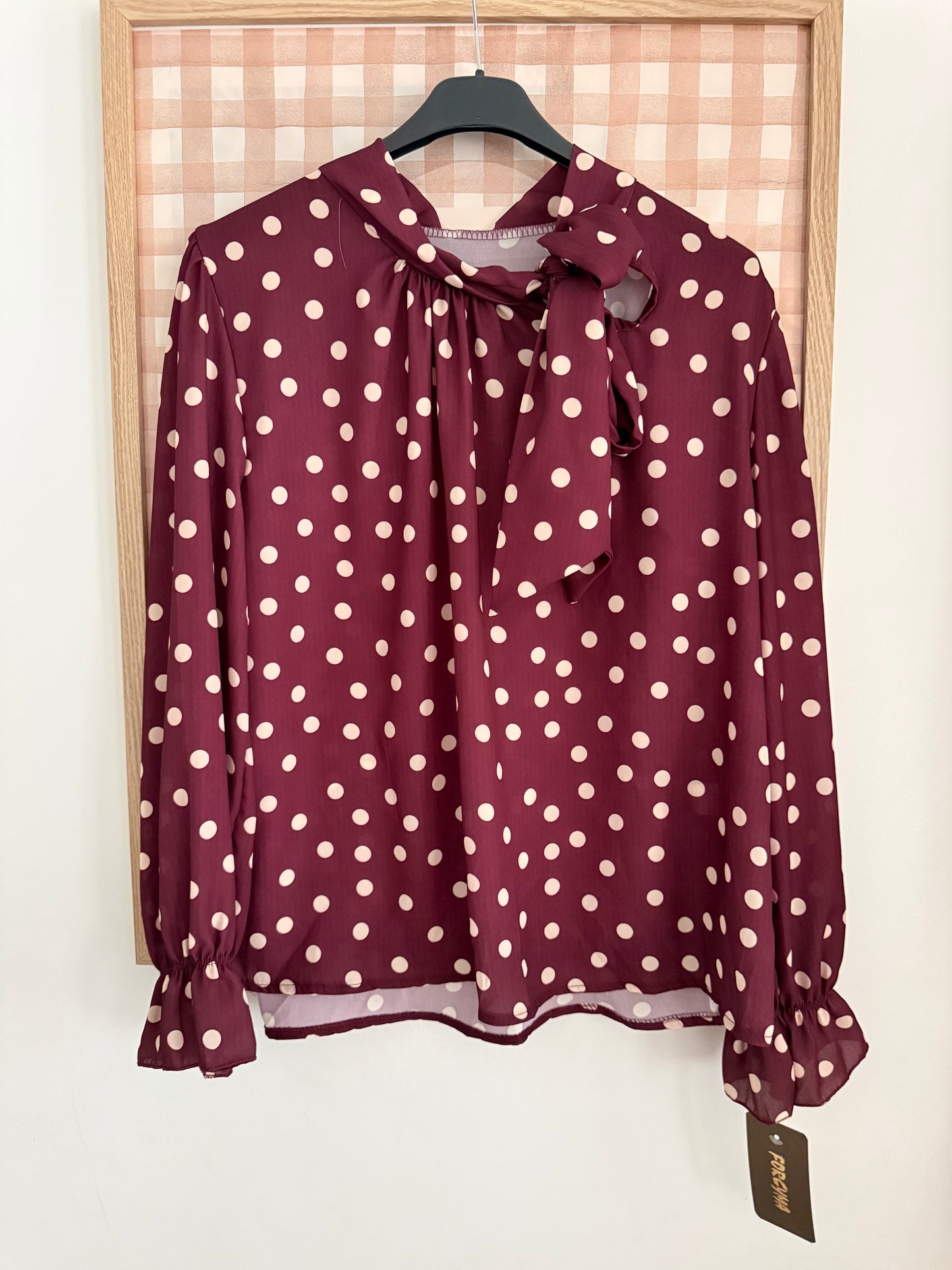Blouse pois (divers coloris)