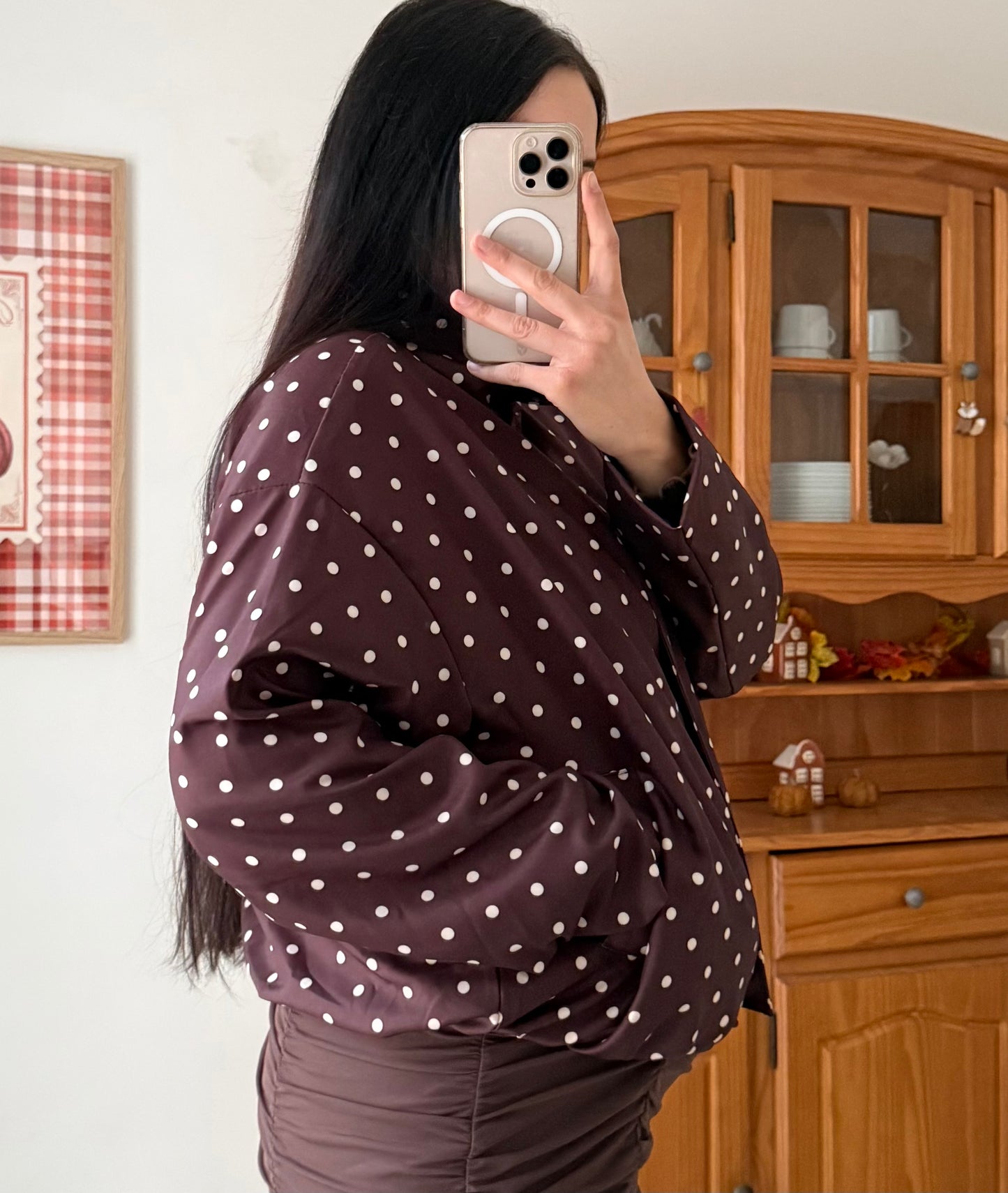 Veste à pois