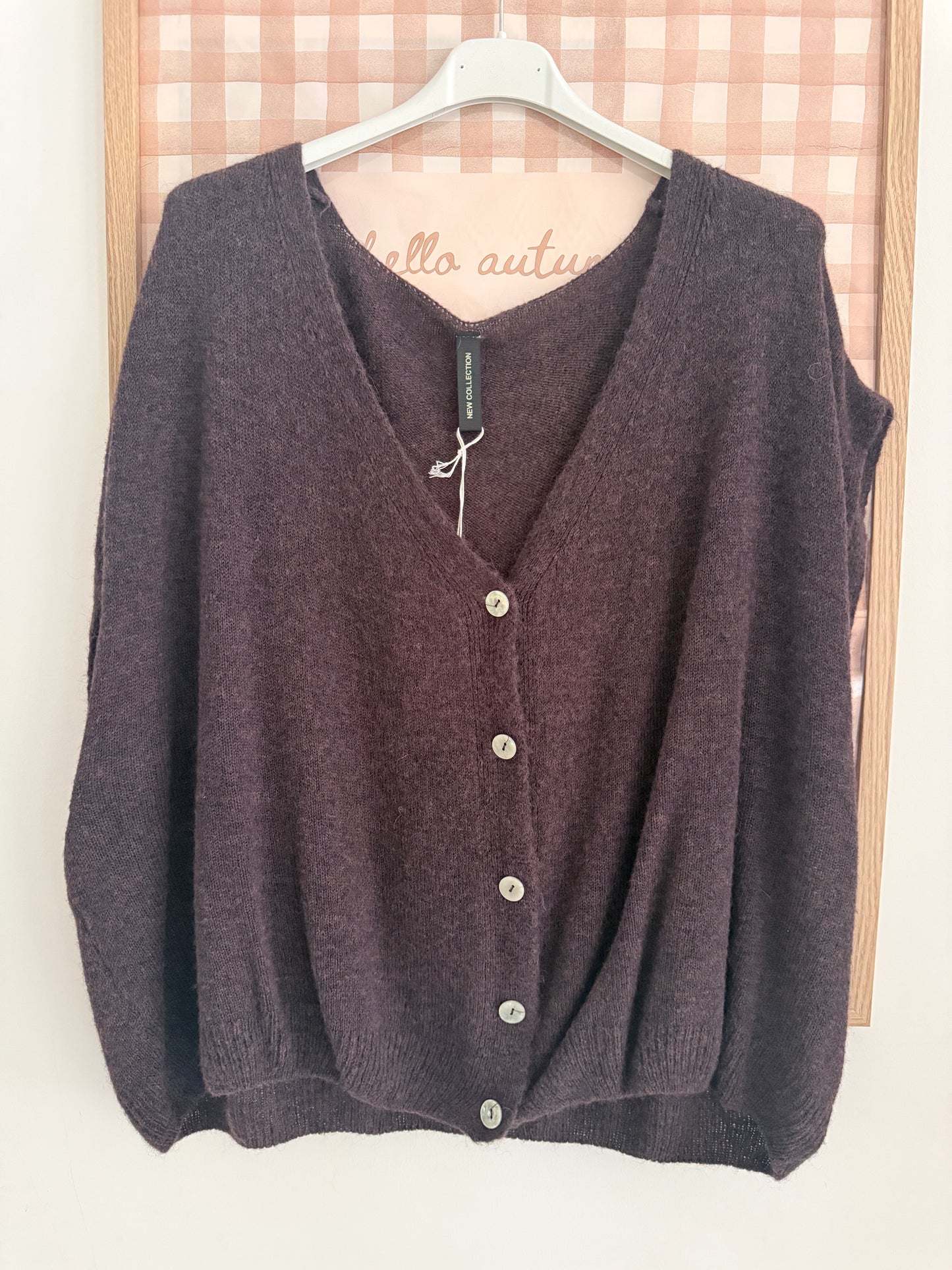 Gilet oversize en alpaga
