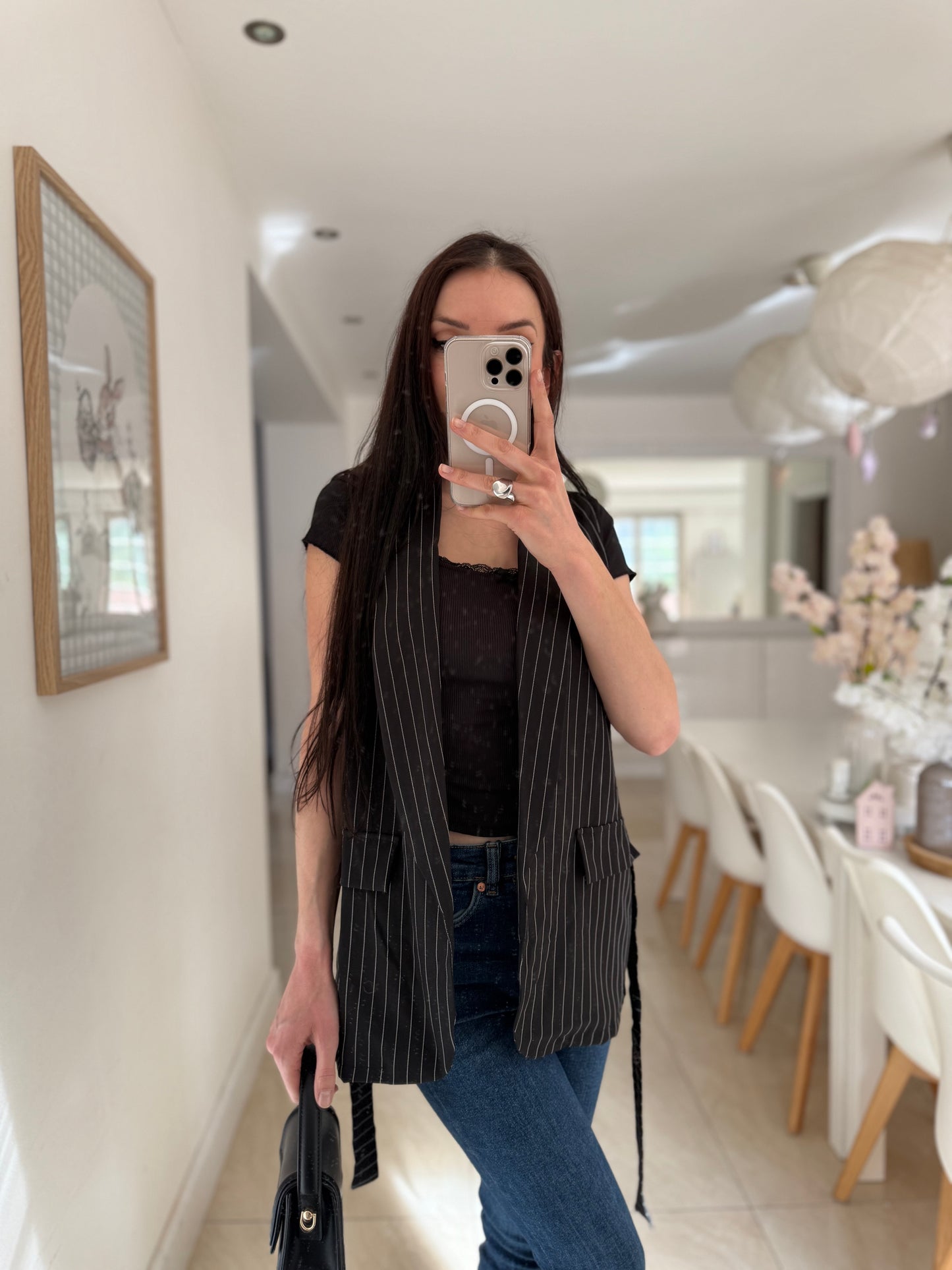 Veste tailleur sans manches