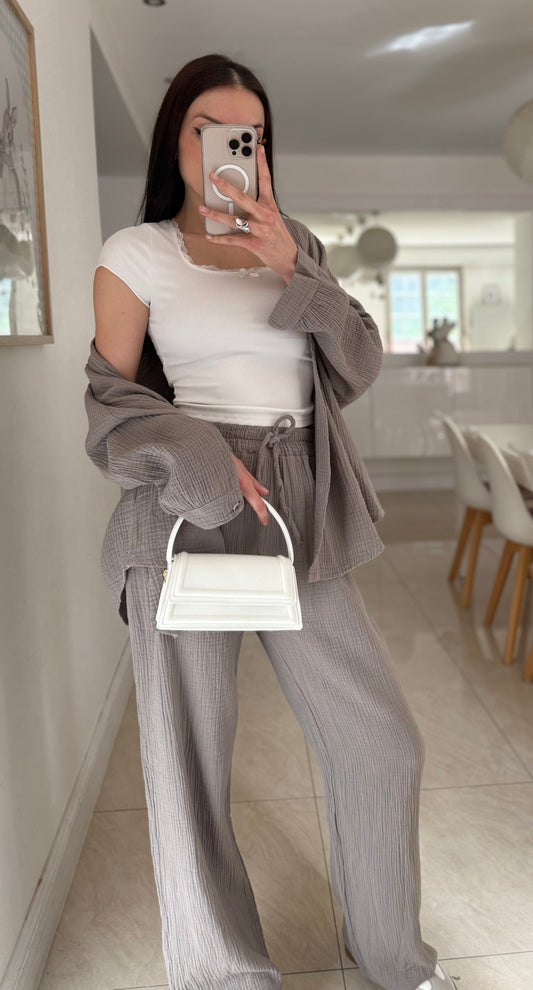 Ensemble en gaze de coton