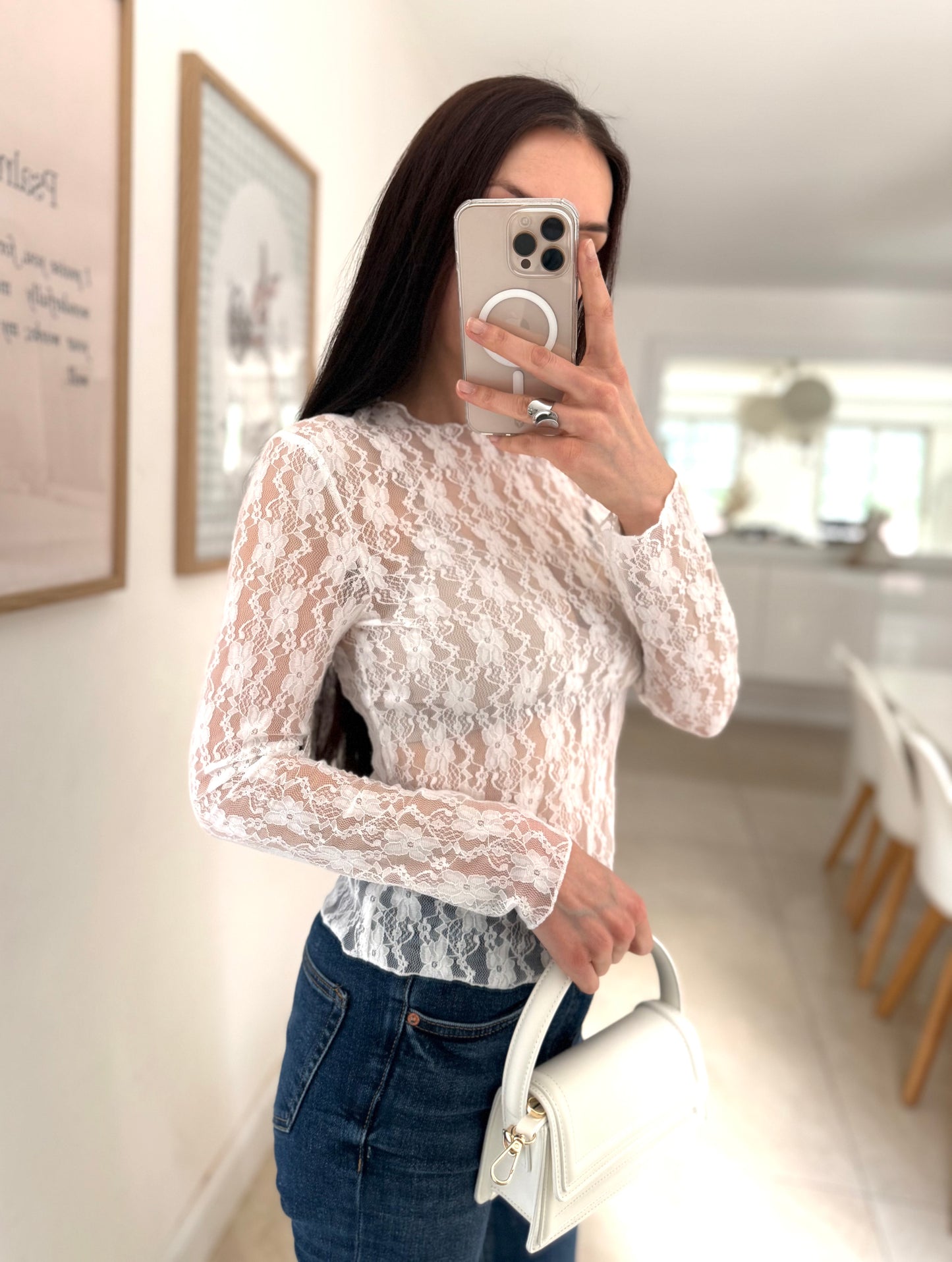 Top dentelle (plusieurs coloris)