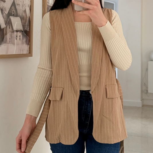 Veste tailleur sans manches