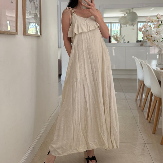 Robe longue à poches