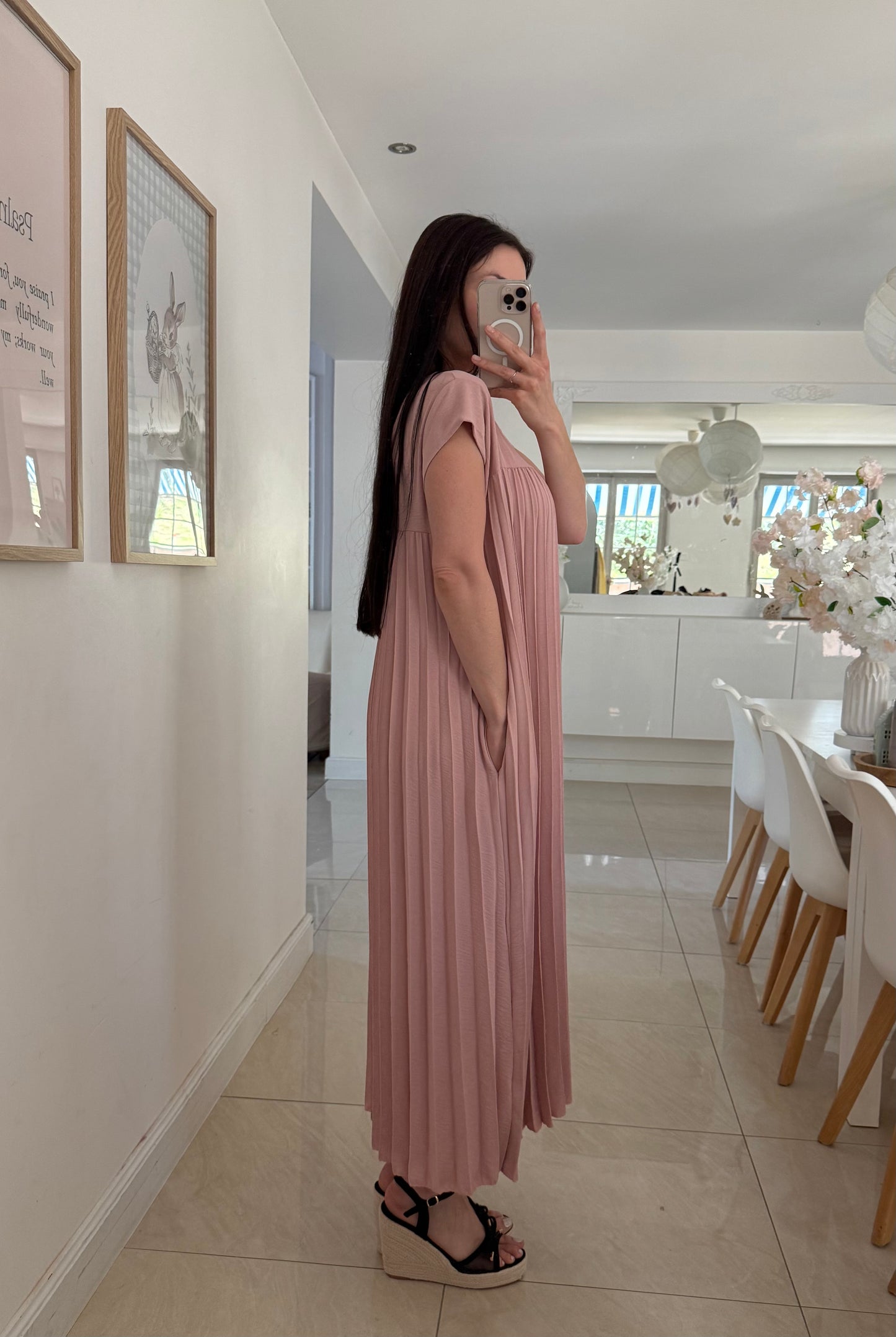 Robe plissée (plusieurs coloris)