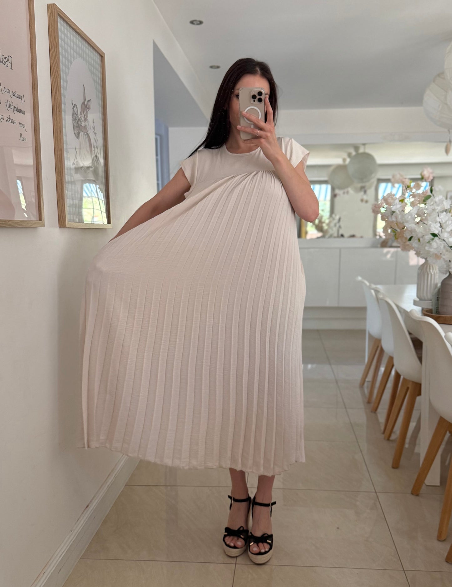 Robe plissée (plusieurs coloris)