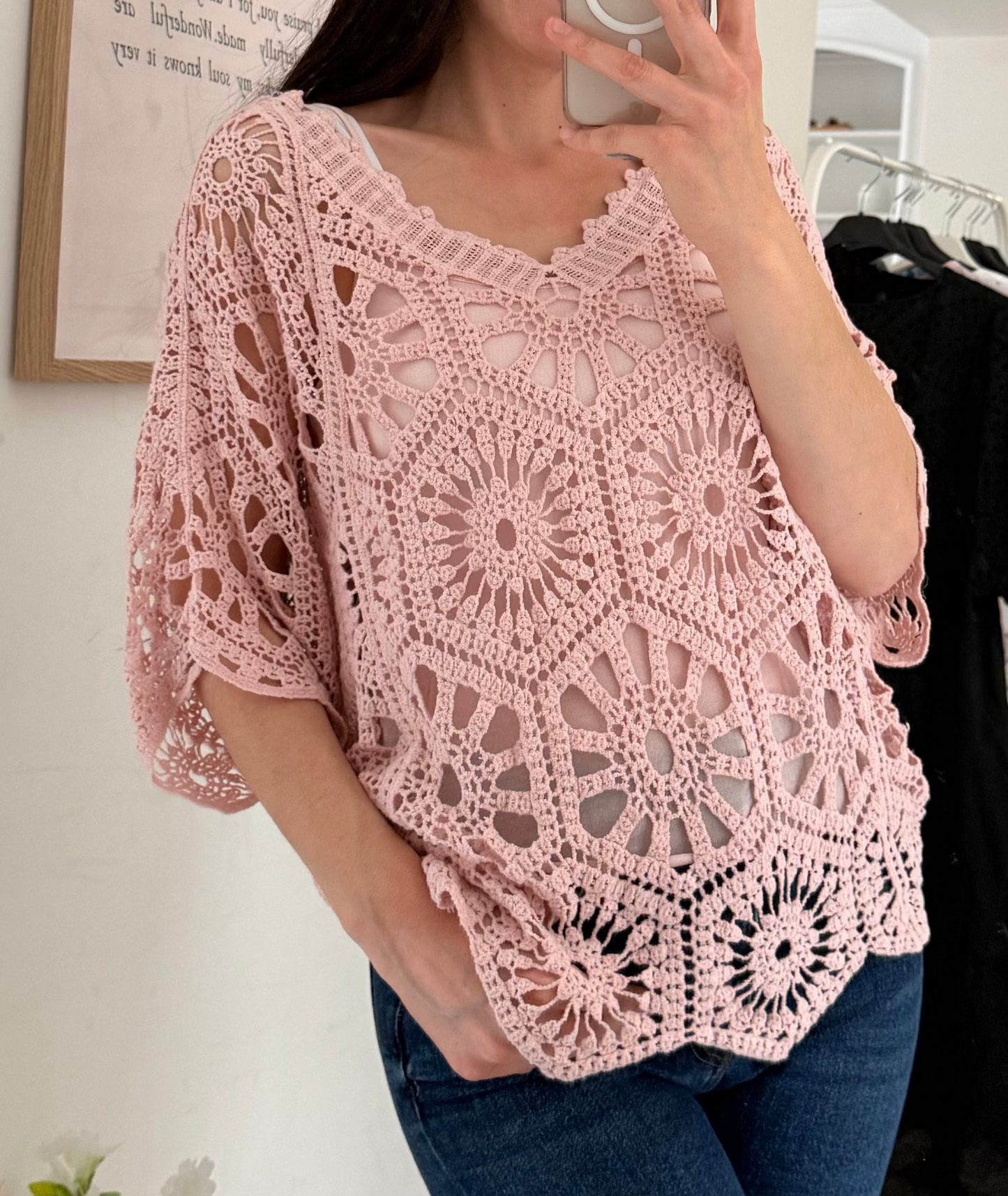 Top 2 pièces en crochet (plusieurs coloris)