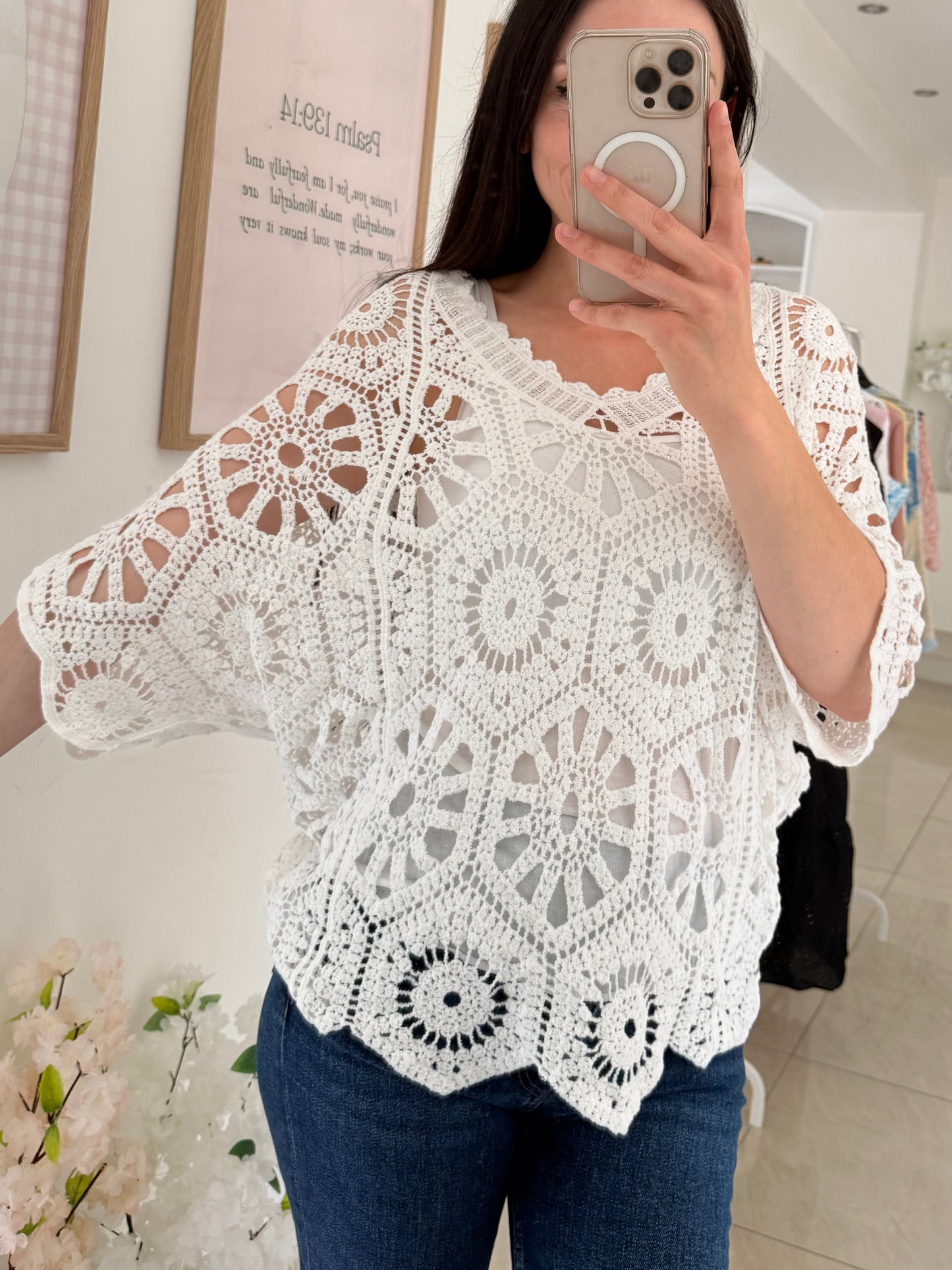 Top 2 pièces en crochet (plusieurs coloris)