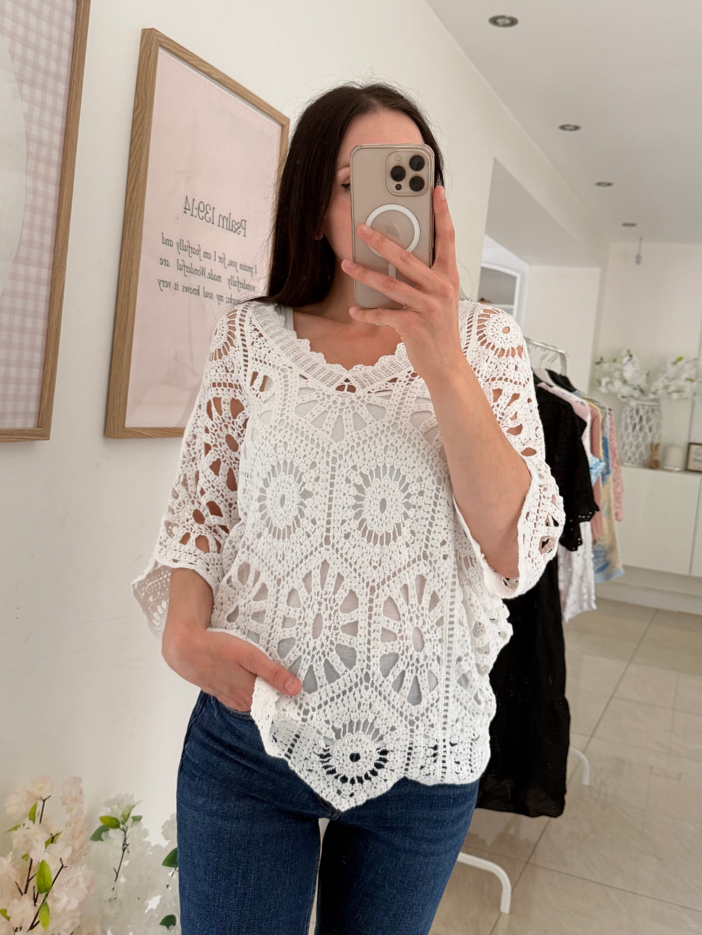 Top 2 pièces en crochet (plusieurs coloris)