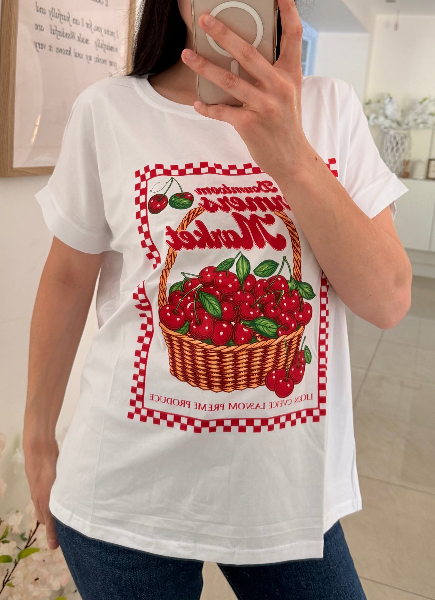 T-shirt cerises