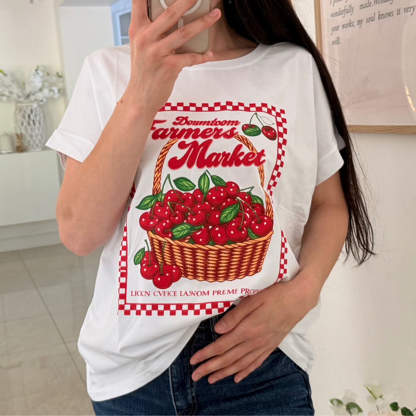 T-shirt cerises