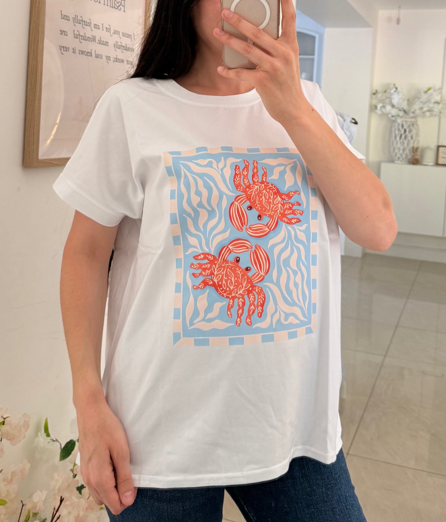 T-shirt crabes
