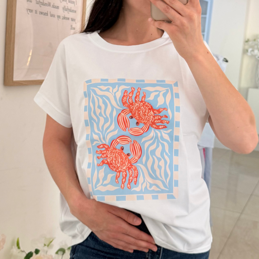 T-shirt crabes