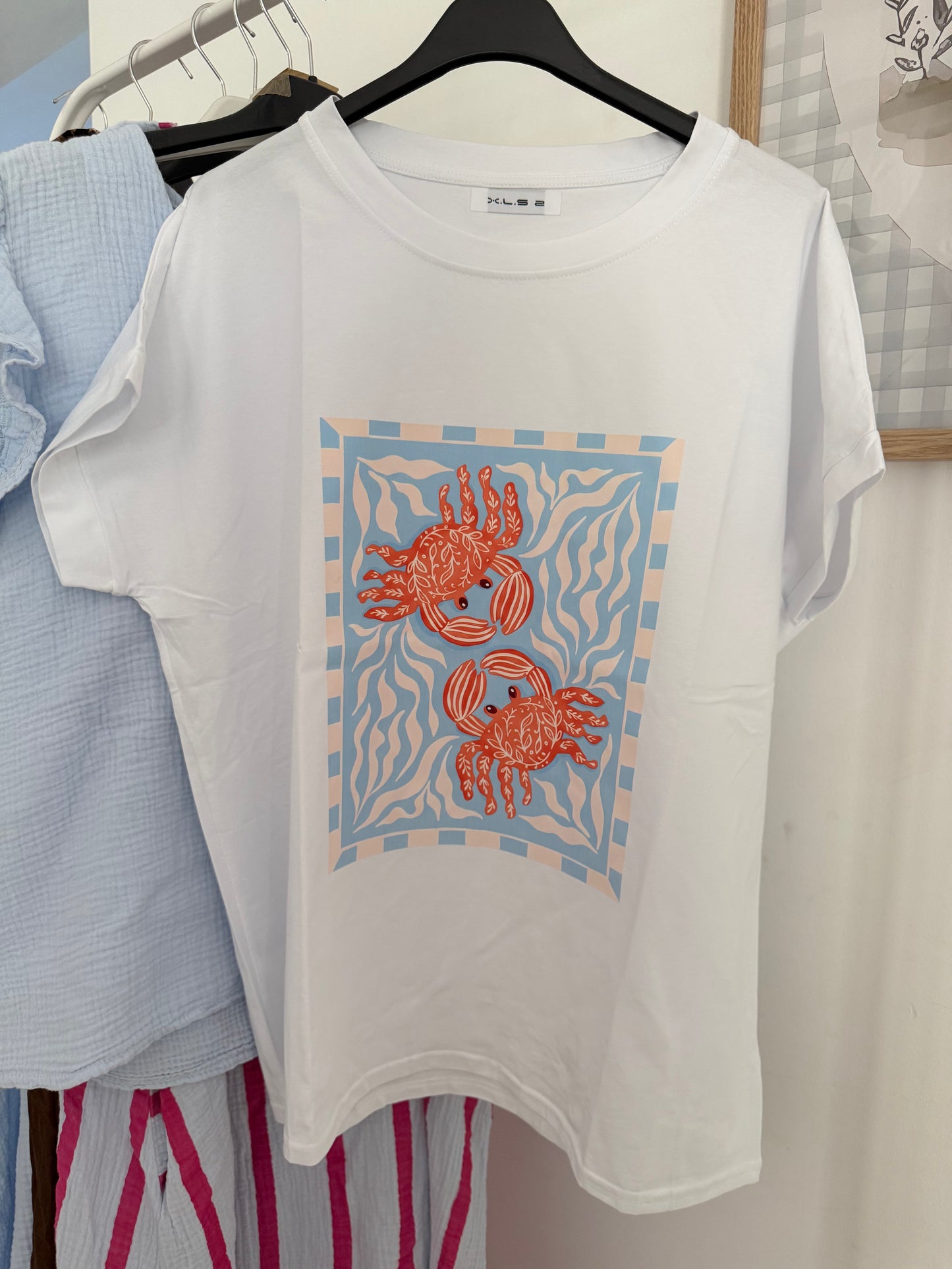 T-shirt crabes