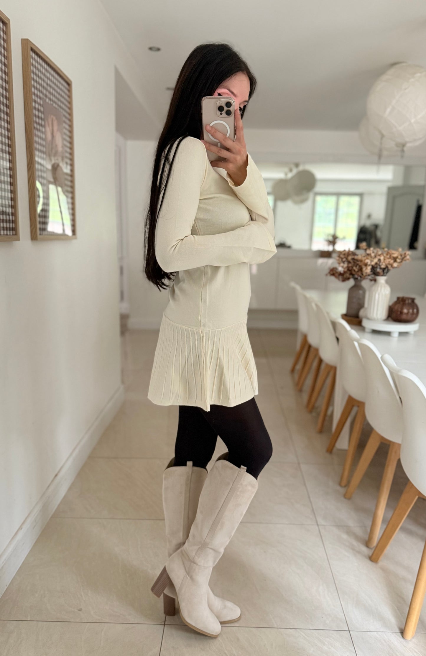 Robe en maille