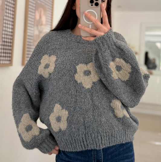 Pull fleurs