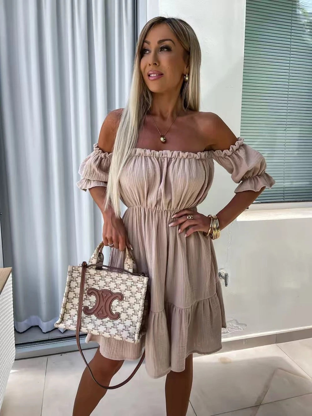 Robe en gaze de coton